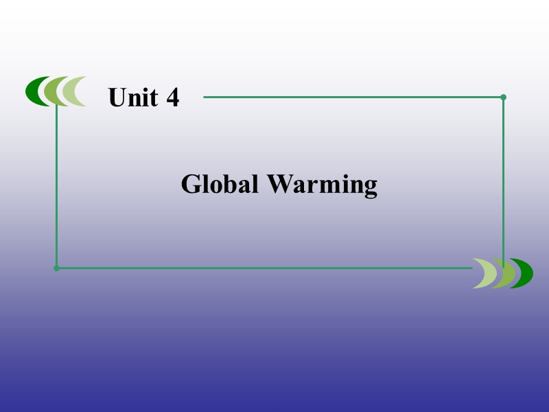 【精品备课资源包】2015年春高中人教英语选修6 unit 4 global warming section 1课件.ppt_第1页