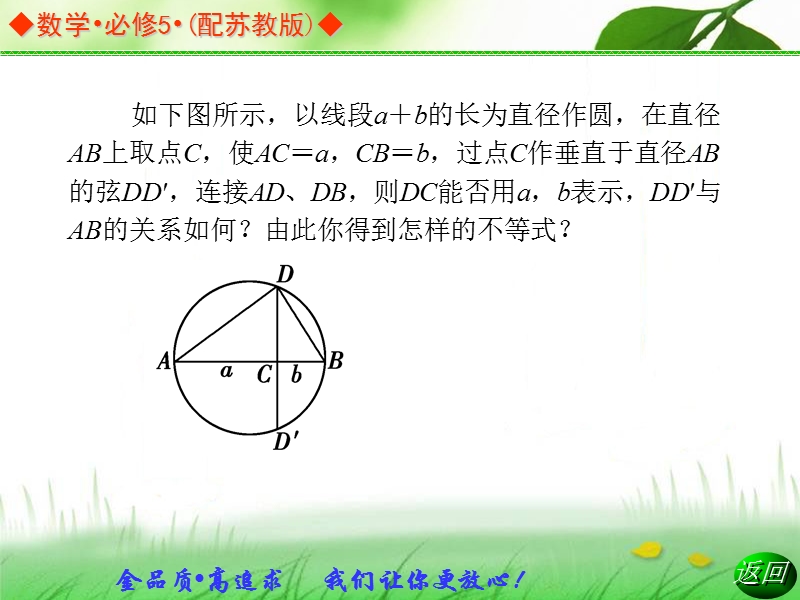 【金版学案】高中数学必修5（苏教版）：3.4.1 同步辅导与检测课件.ppt_第3页