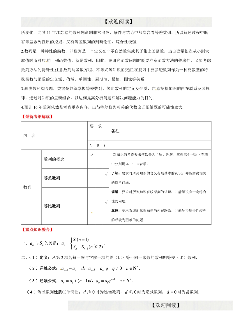 数列大题-2016年高考数学三轮讲练测核心热点总动员（江苏版）（原卷版）.doc_第2页