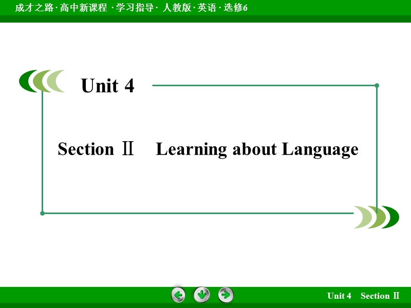 【成才之路】高中英语人教版选修6课件：unit 4 section 2.ppt_第3页