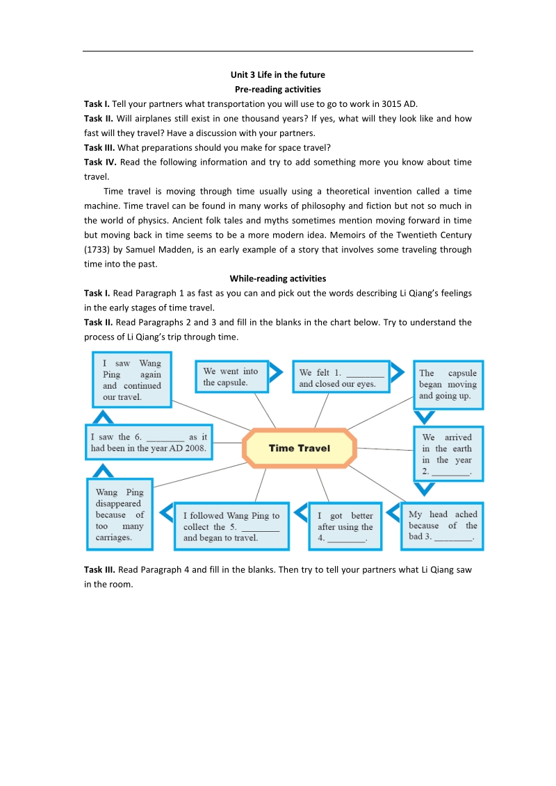 高二英语讲练（人教版）：book 5 unit 3 reading tasks .doc_第1页