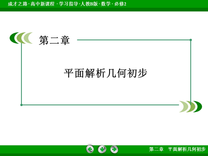 成才之路人教b版数学必修2课件：第2章 平面解析几何初步2.2.3 第1课时.ppt_第2页