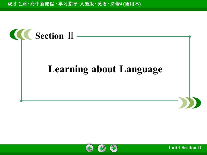 高中英语必修四课件：unit 4 section 2.ppt_第3页