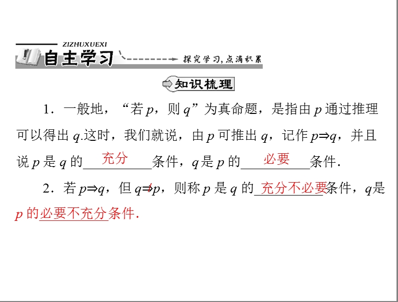 数学：1.2.1 充分条件与必要条件课件（人教a版选修2-1）.ppt_第2页