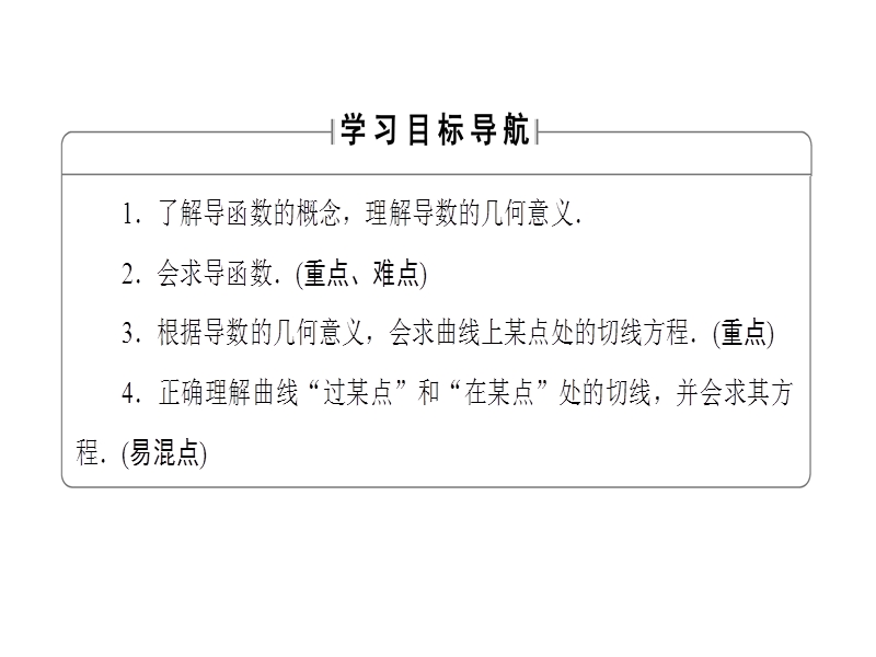 高中数学人教a版选修2-2课件：1.1.3 导数的几何意义.ppt_第2页