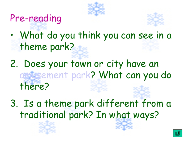 《theme parks》课件4（人教版必修4）.ppt_第3页