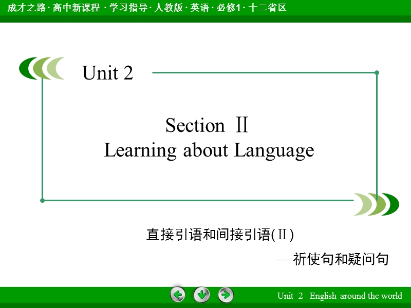 【成才之路】英语（人教版）必修1同步课件：unit 2 section 2.ppt_第3页