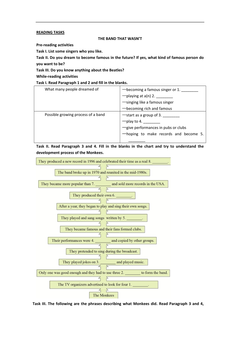 高一英语讲练（人教版）：book 2 unit 5 reading tasks .doc_第1页