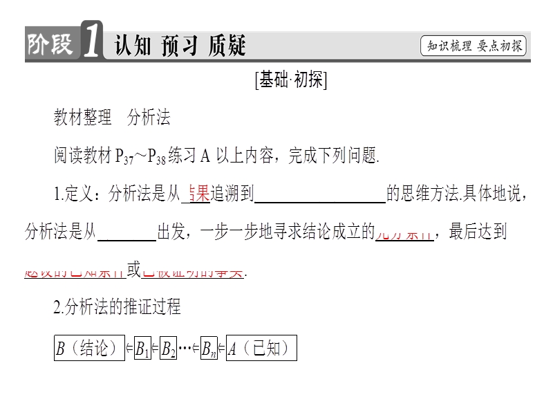 高中数学人教b版选修1-2课件：2.2.1.2　分析法及其应用.ppt_第3页