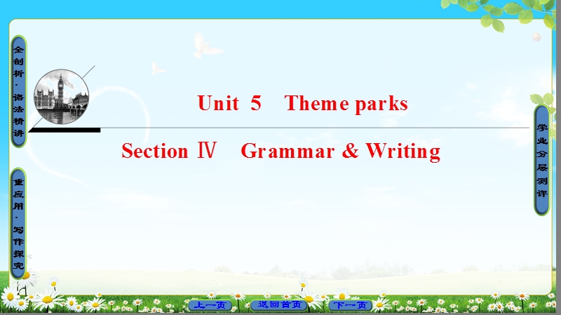 2018版高中英语（人教版）必修4同步课件：unit 5 section ⅳ grammar & writing.ppt_第1页