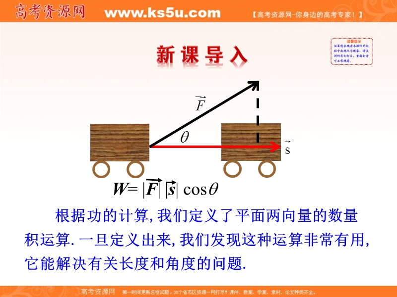 安徽省高二数学人教a版选修2-1课件：3.1.3 空间向量的数量积运算 .ppt_第2页