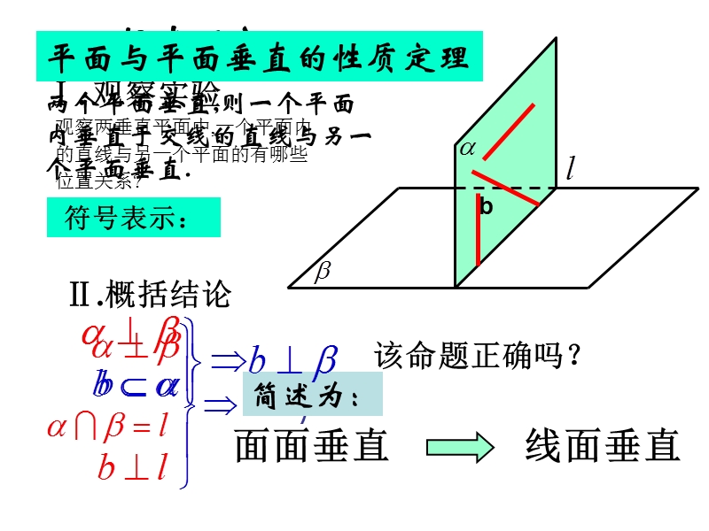 高中数学人教a版必修二同步课件 第二章：2.3.4 平面与平面垂直的性质2.ppt_第3页