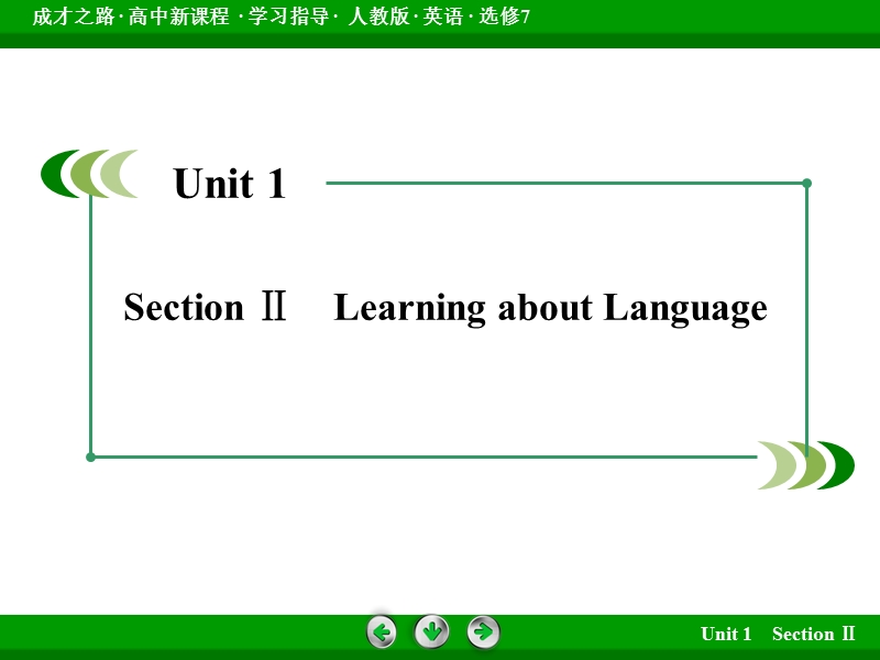 【成才之路】高中英语人教版选修7课件：unit 1 section 2.ppt_第3页