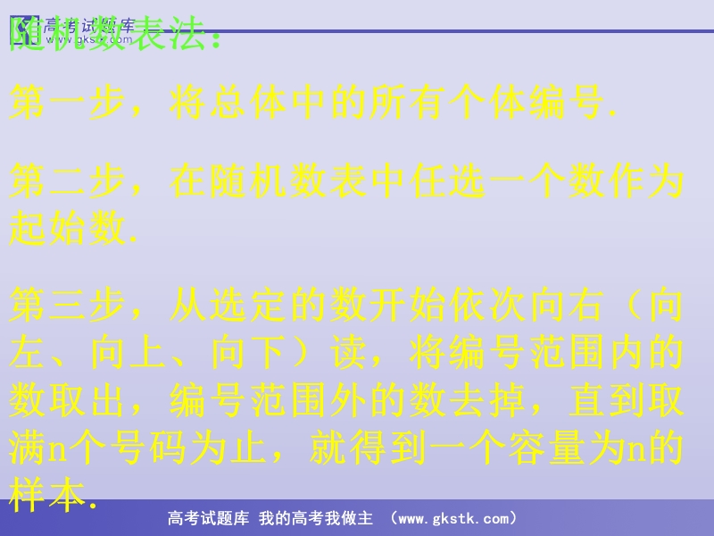 高中数学人教b版必修3精品课件：2.1.2《系统抽样》.ppt_第3页