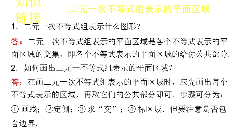 【新步步高】高二数学苏教版必修5 3.3.3 简单的线性规划问题（一） 课件.ppt_第3页