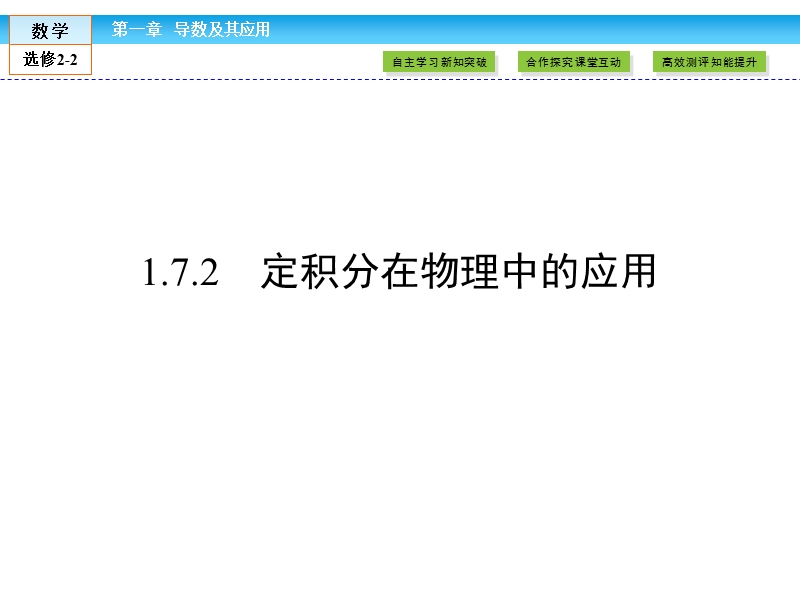 【金版新学案】最新版高二年级下学期新课标a版高中数学选修2-2第一章导数及其应用 1.7.2课件.ppt_第1页