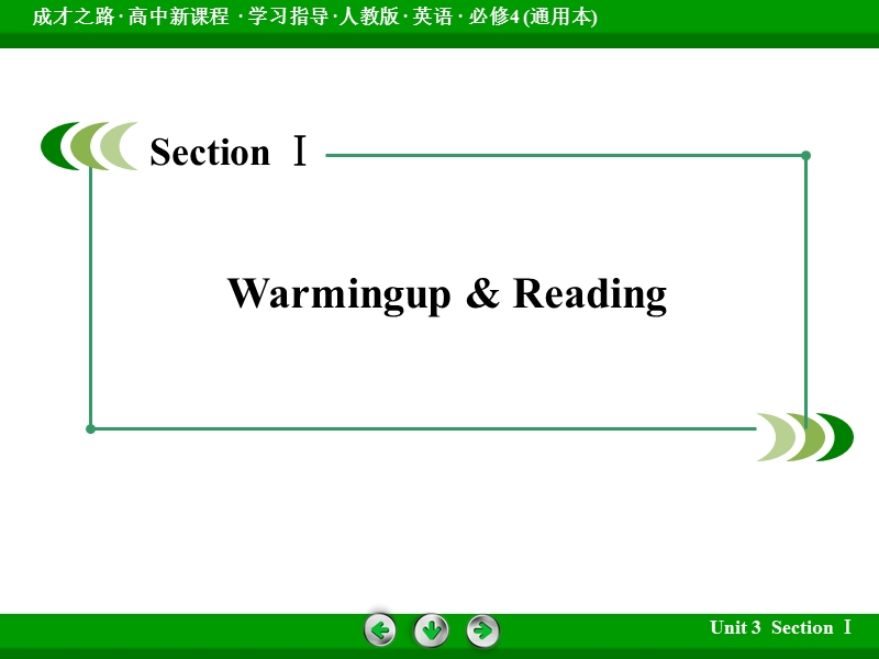 高中英语必修四课件：unit 3 section 1.ppt_第3页