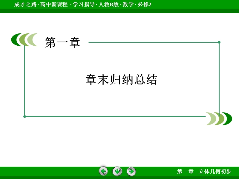 【成才之路】高中数学人教b版必修2配套课件：1章整合总结.ppt_第3页