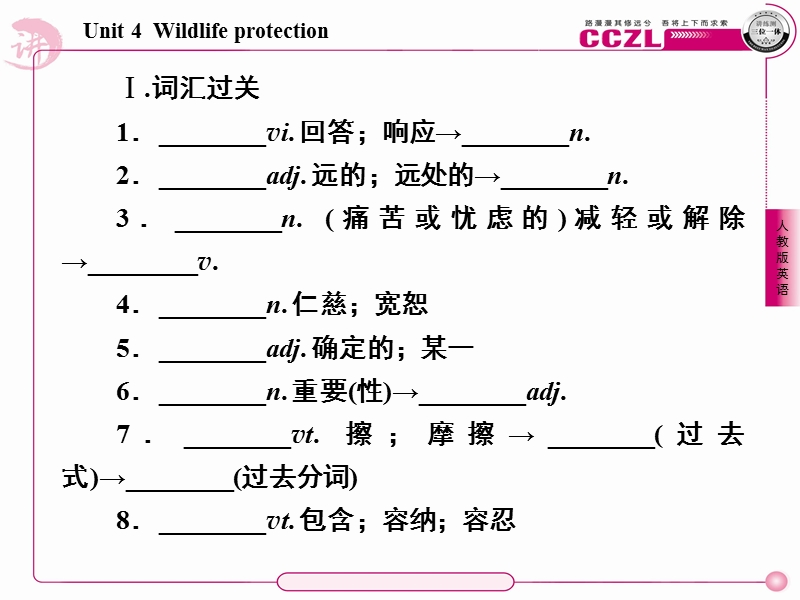 unit4 wildlife protection第二课时 reading课件（人教版必修2）.ppt_第3页