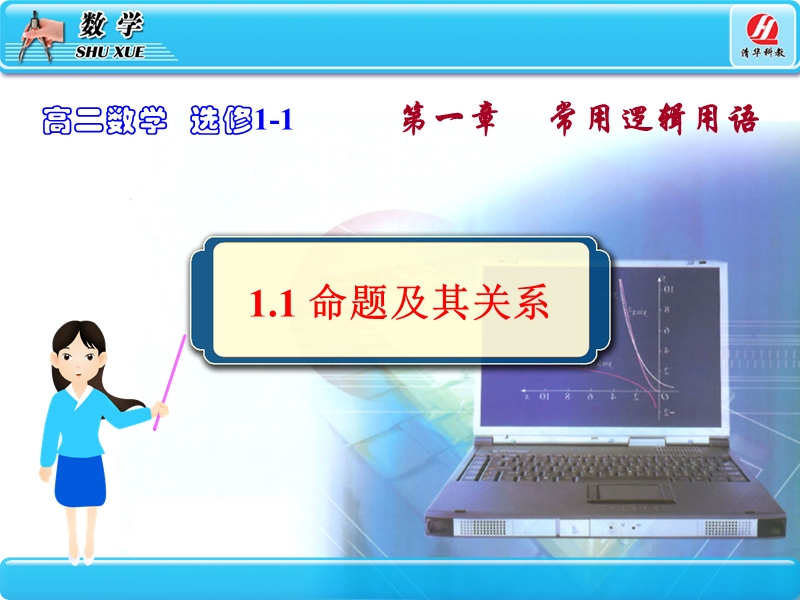 湖南省安乡县某重点中学人教版高二数学选修2-1（课件）1.1命题及其关系 (共54张ppt).ppt_第1页