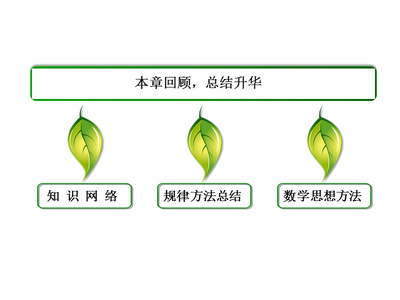 高中数学必修三（人教b版）同步课件：本章回顾1.ppt_第2页