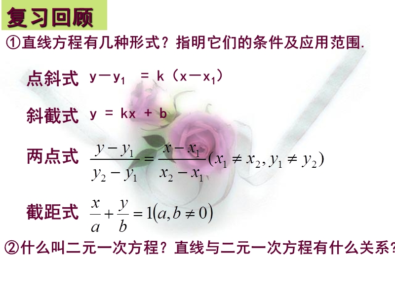 高中数学：3.2.3《直线的一般式方程》课件（新人教a版必修2）.ppt_第2页