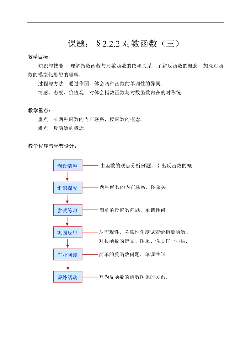 高中数学人教版教案：2.2.2《对数函数》（三）.doc_第1页