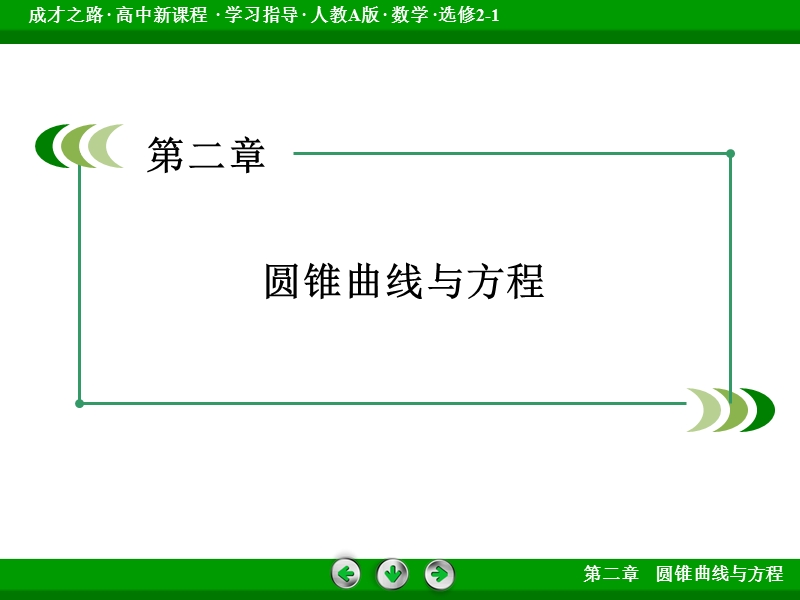 【成才之路】高中数学人教a版选修2-1配套课件：2.4.1抛物线及其标准方程.ppt_第2页