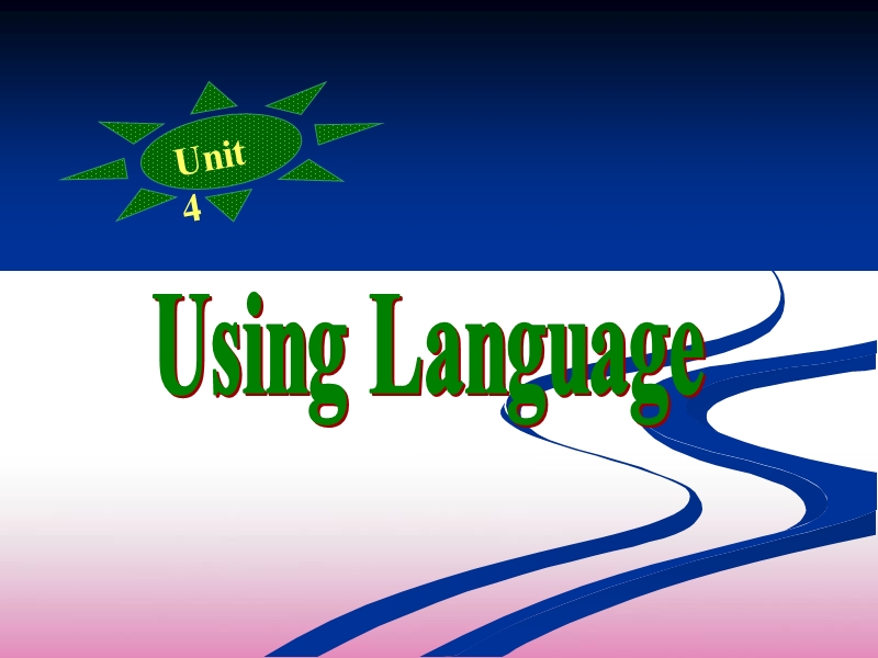 【浙江版】高一英语精品课件：unit4 using language1（新人教版必修2）.ppt_第1页