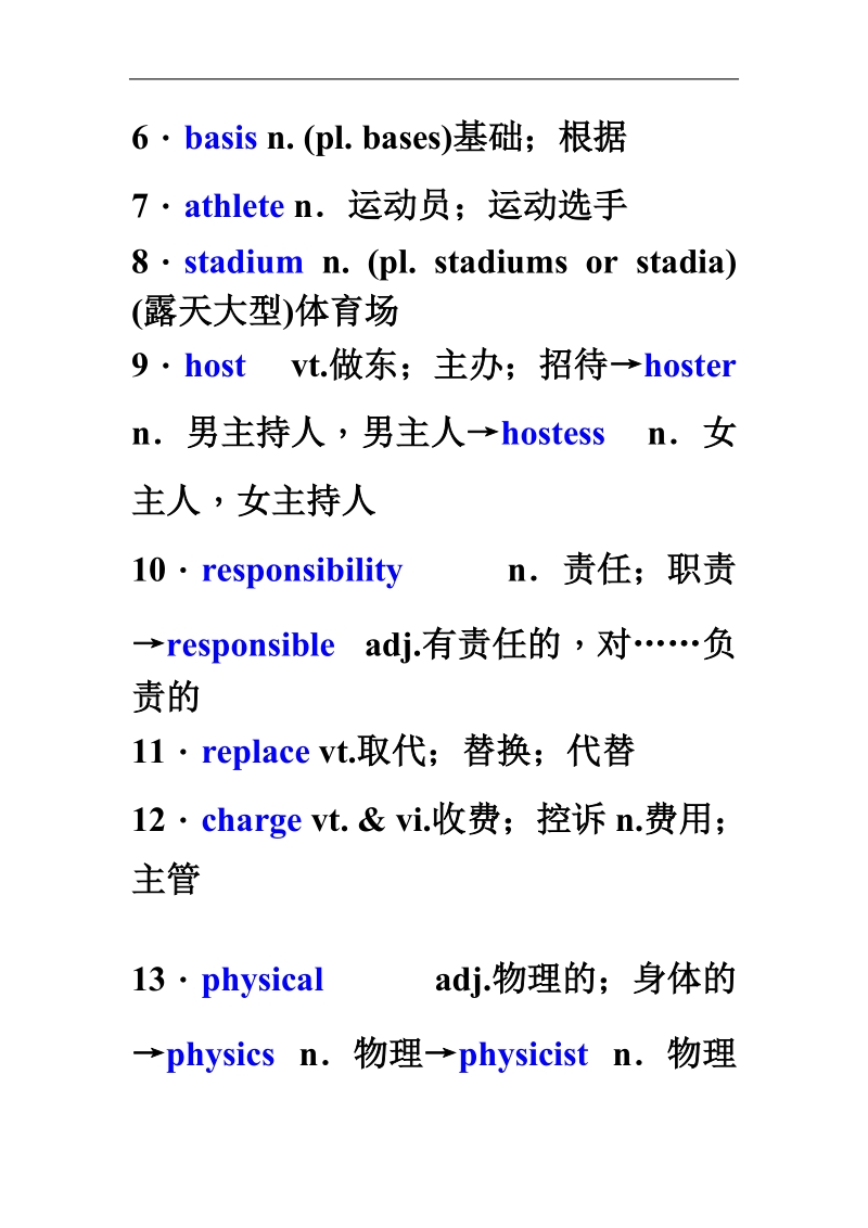 2011年高考英语（人教版）要点梳理+重点突破：必修2 unit 2　the olympic games .doc_第2页