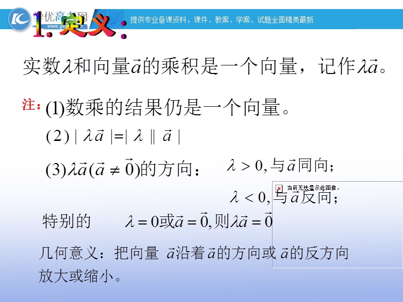 高一数学人教b版必修4课件：2.1.4 向量数乘1.ppt_第3页