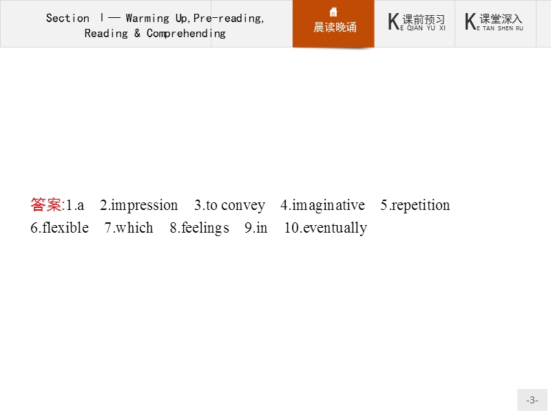 【测控设计】高二英语人教版选修6课件：2.1 warming uppre-readingreading & comprehending.ppt_第3页