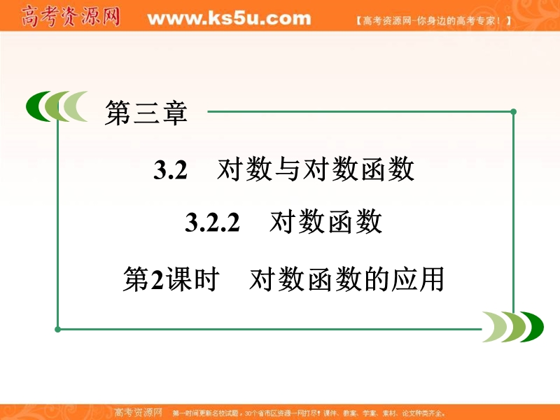 成才之路高中数学课件（人教b版必修一）：第三章　基本初等函数（i） 3.2.2 第2课时.ppt_第3页