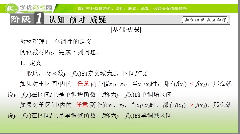 高中数学苏教版必修1课件：2.2.1 第1课时 函数的单调性 .ppt_第3页