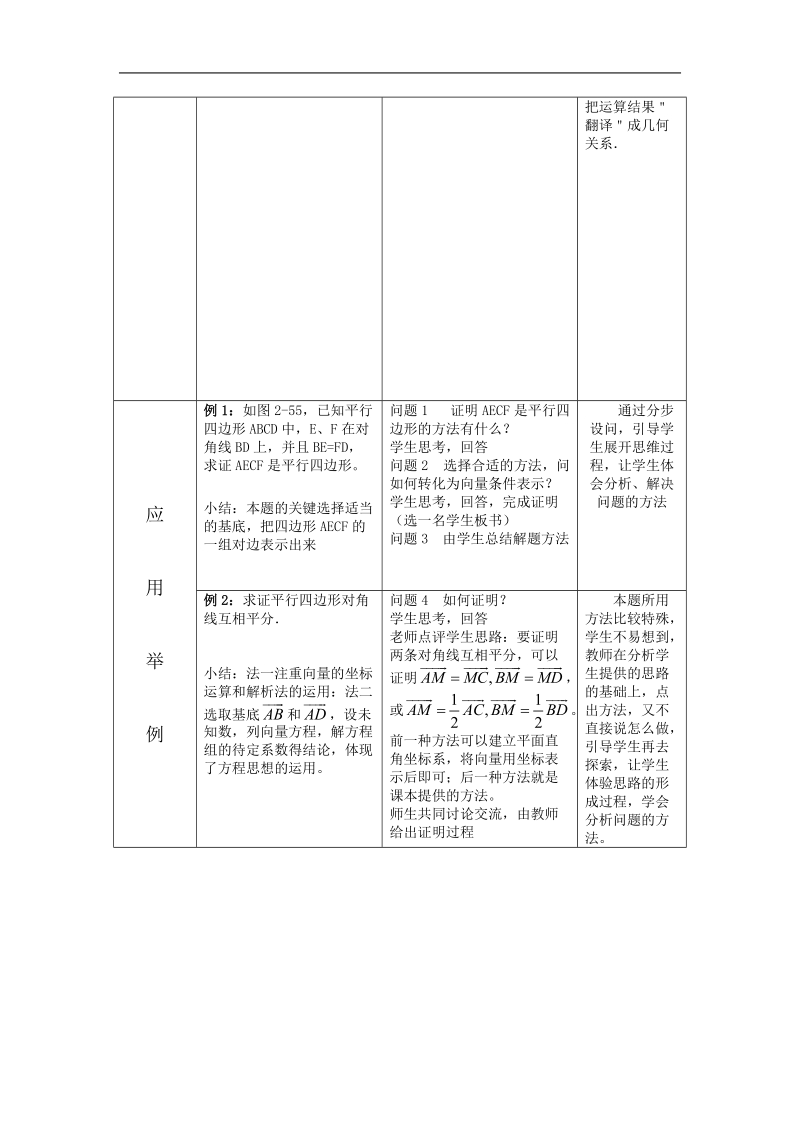 数学：2.5.1《向量在平面几何中的应用》教案（新人教a版必修4）.doc_第2页