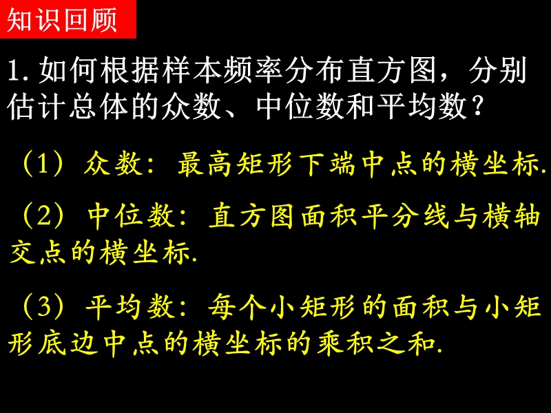 浙江省桐庐县富春高级中学高一数学2.2.2-2《用样本数字特征估计总体数字特征》课件.ppt_第2页