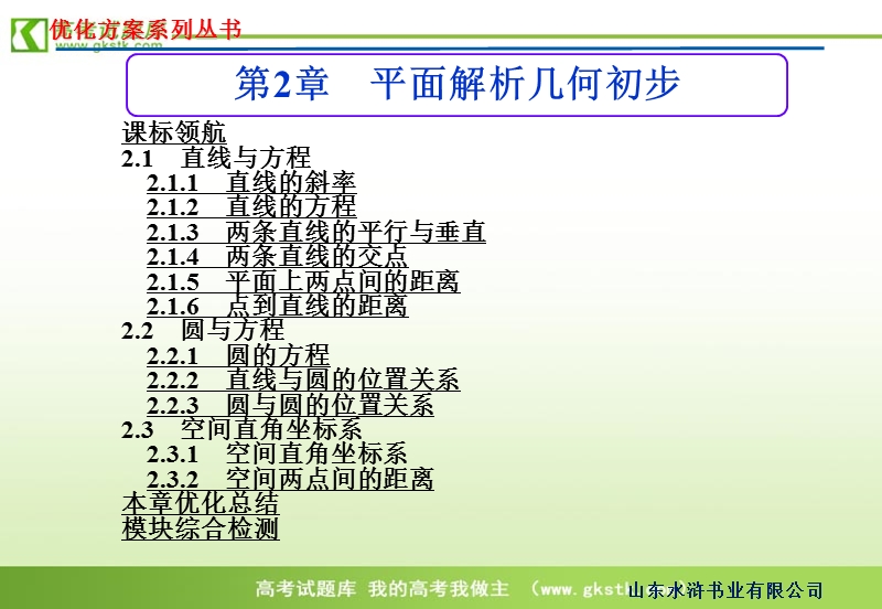 【苏教版】数学《优化方案》必修2课件：本书课件目录.ppt_第2页