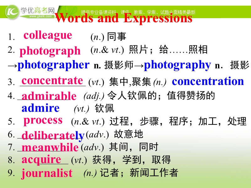 （人教版必修五）吉林省长春市第五中学高二英语课件：《unit 4 making the news_language_points1》 .ppt_第2页