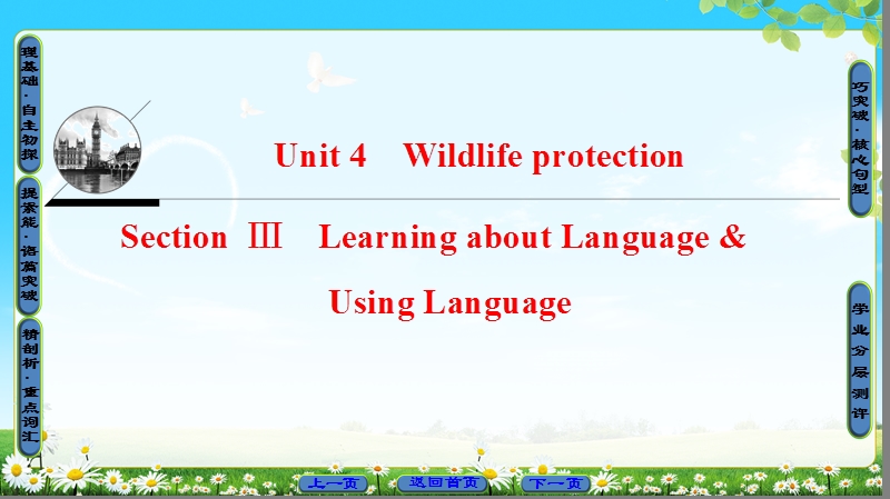 2018版高中英语（人教版）必修2同步课件：unit 4 section ⅲ learning about language & using language.ppt_第1页