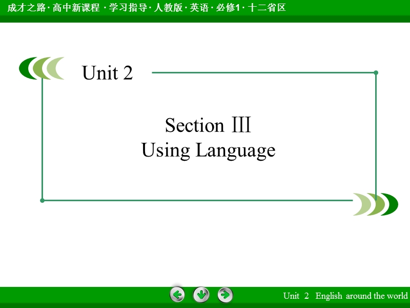 【成才之路】英语（人教版）必修1同步课件：unit 2 section 3.ppt_第3页