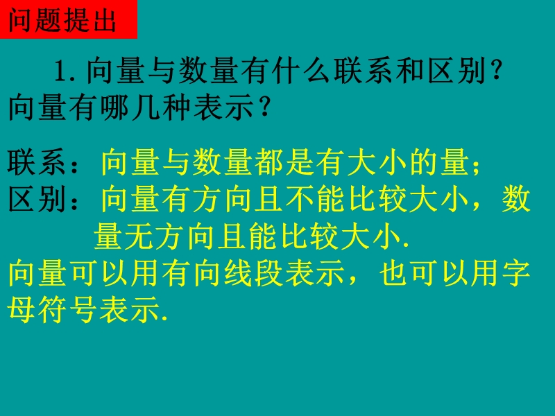 数学：2.1《平面向量的实际背景及基本概念(2)》课件（新人教a版必修4）.ppt_第2页