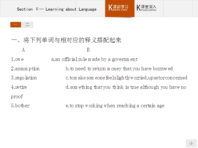 【测控设计】高二英语人教版选修8课件：2.2 learning about language.ppt_第2页