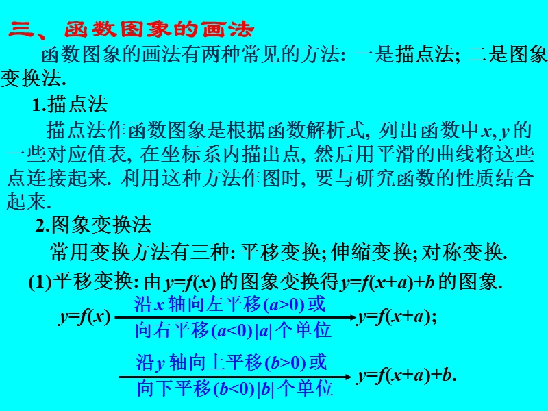 江苏省江阴市山观高级中学高一数学苏教版必修一第二章《函数》函数的图象课件.ppt_第3页