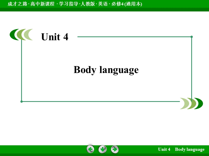 高中英语必修四课件：unit 4.ppt_第2页