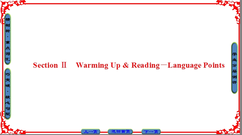 【课堂新坐标】高中英语人教版必修二课件：unit 2-section ⅱ.ppt_第1页