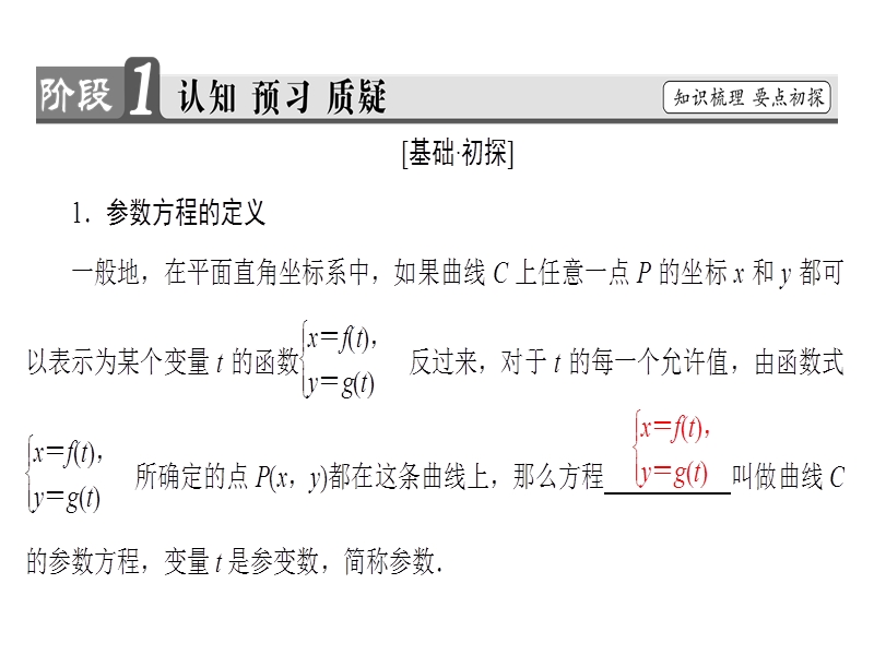 高中数学苏教版选修4-4课件：4.4.1　参数方程的意义.ppt_第3页