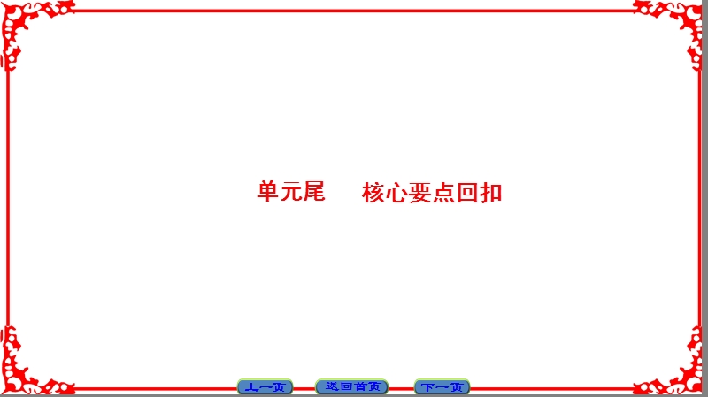 【课堂新坐标】高中英语人教版必修二课件：unit 5-单元尾  核心要点回扣.ppt_第1页