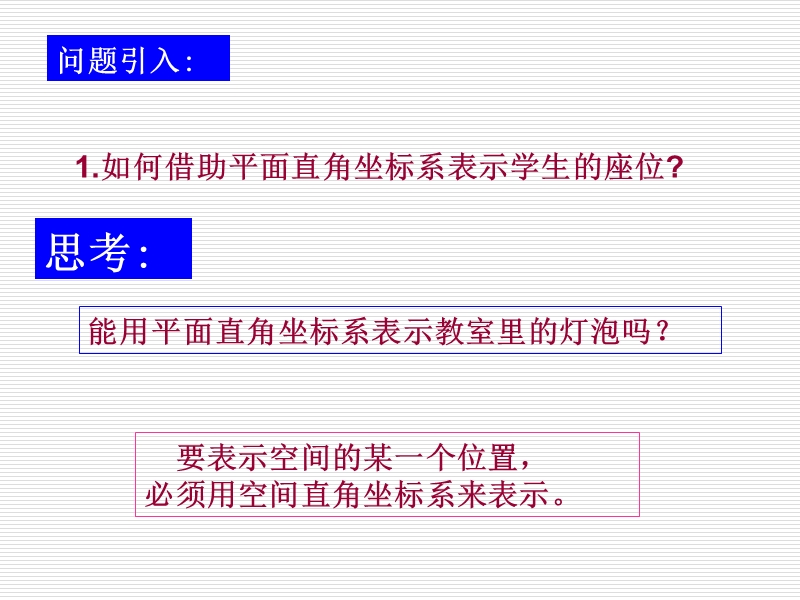 高中苏教版数学必修2同步课件 2.3.1空间直角坐标系课件1.ppt_第2页