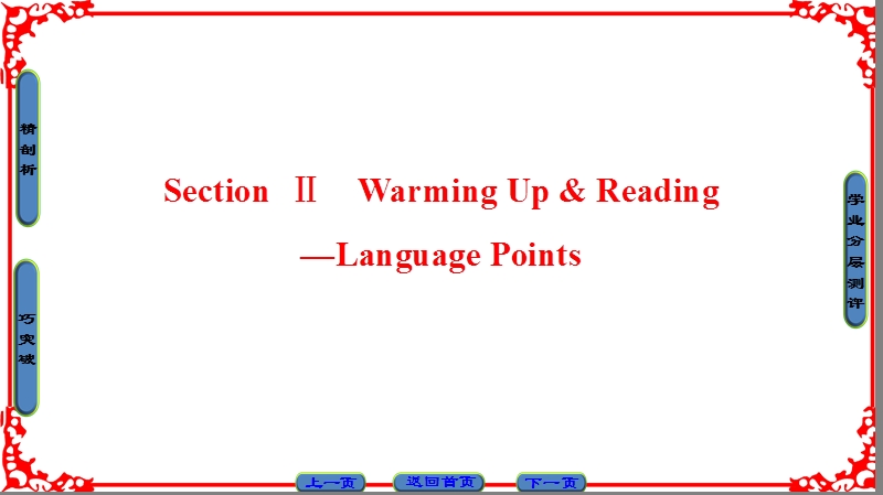 【课堂新坐标】高中英语人教版必修一课件：unit 1-section ⅱ.ppt_第1页