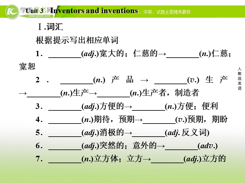 成才之路高二英语精品课件：unit3-2（新人教版选修8）.ppt_第3页